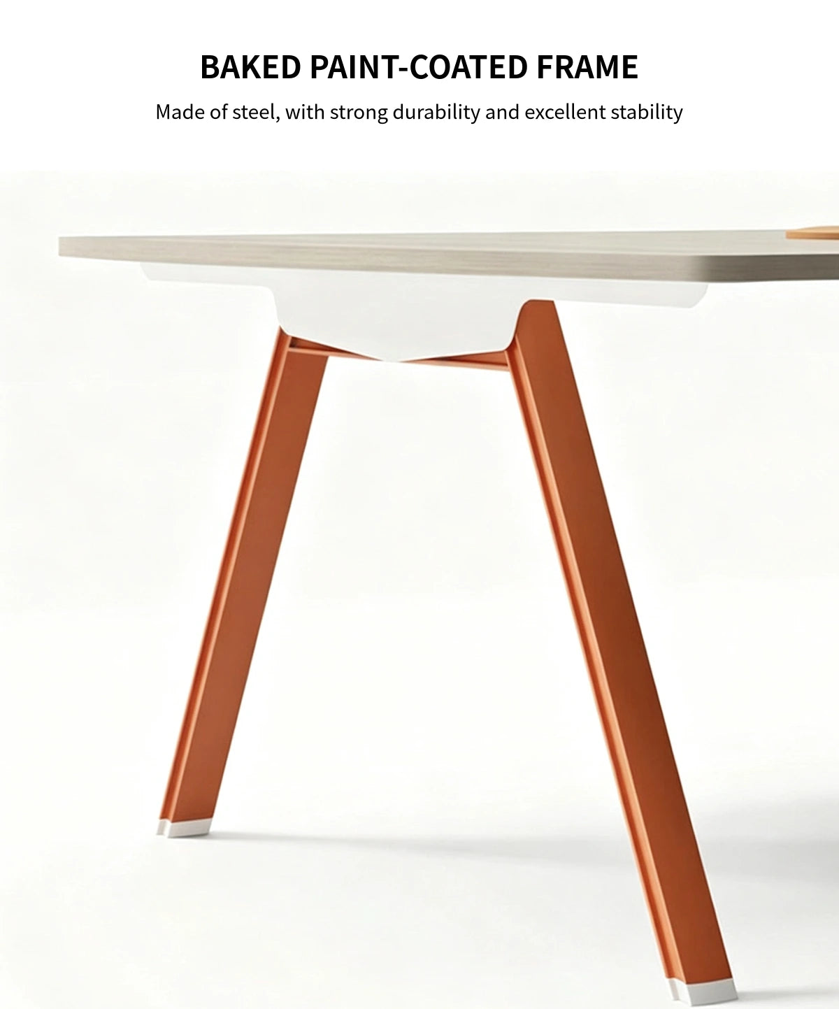 Rectangular Conference Table 71-165 in Wide (5.9-13.8 ft) with Lumbar Support — Detail image 3