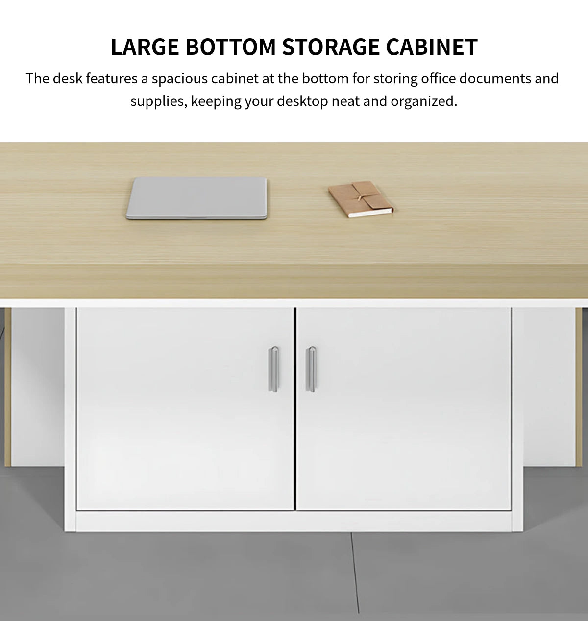 Rectangular Conference Table with Cable Management, Lumbar Support & Transaction Counter — Detail image 6