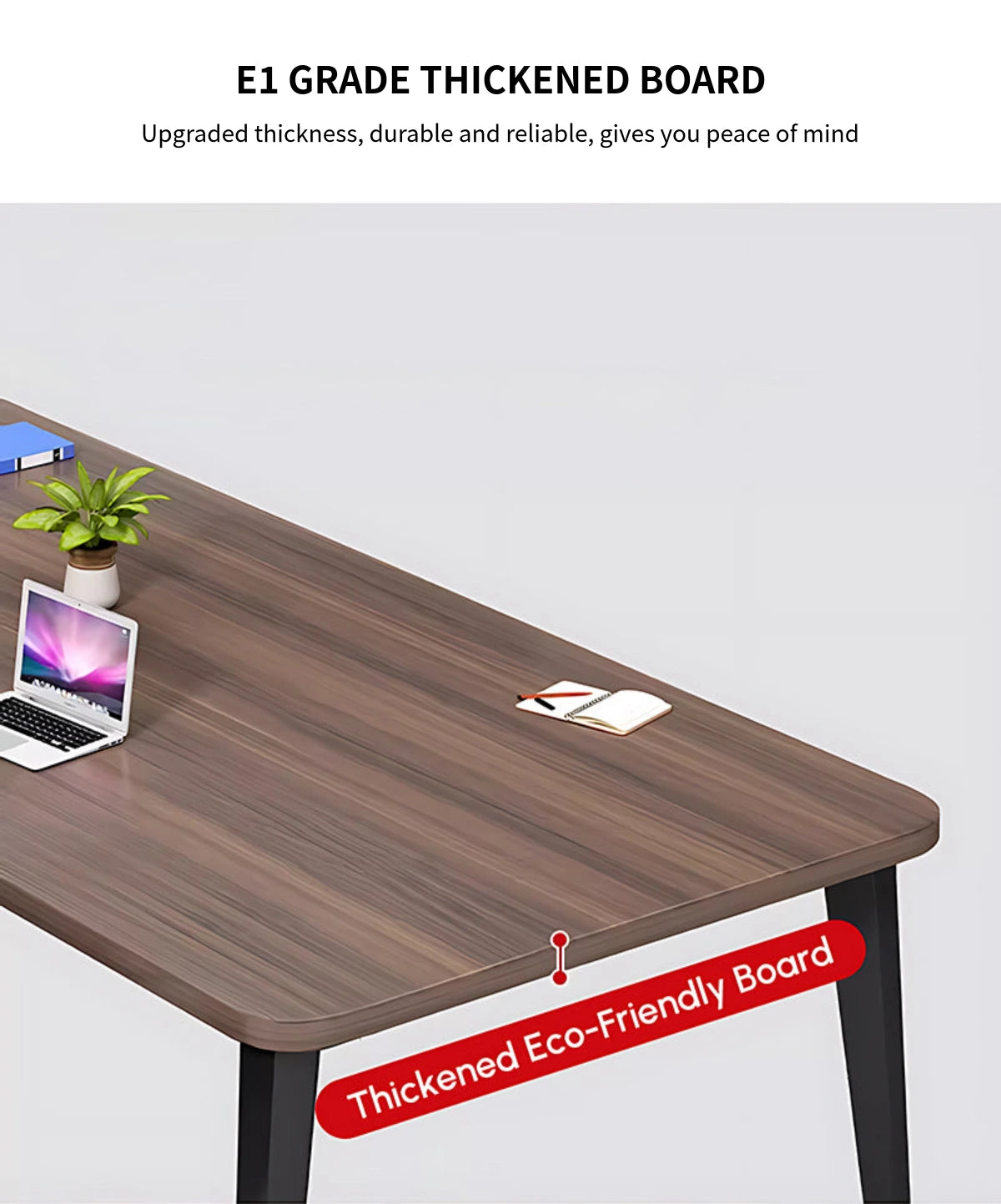 Curved Conference Table 63-189 in Wide (5.2-15.8 ft) for Meeting Room — Detail image 2
