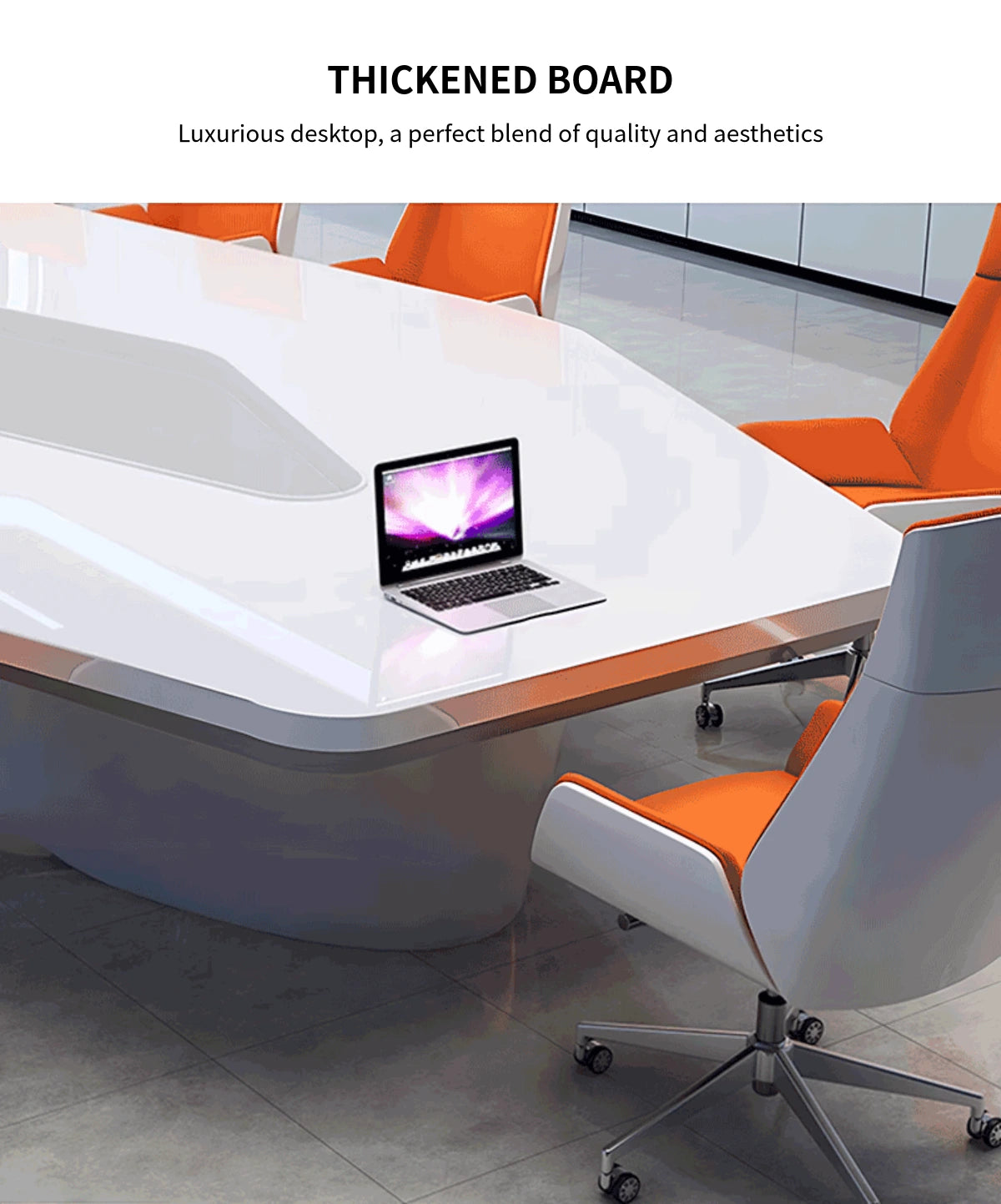 Modern Conference Table 23-236 in Wide (1.9-19.7 ft) for Meeting Room — Detail image 3