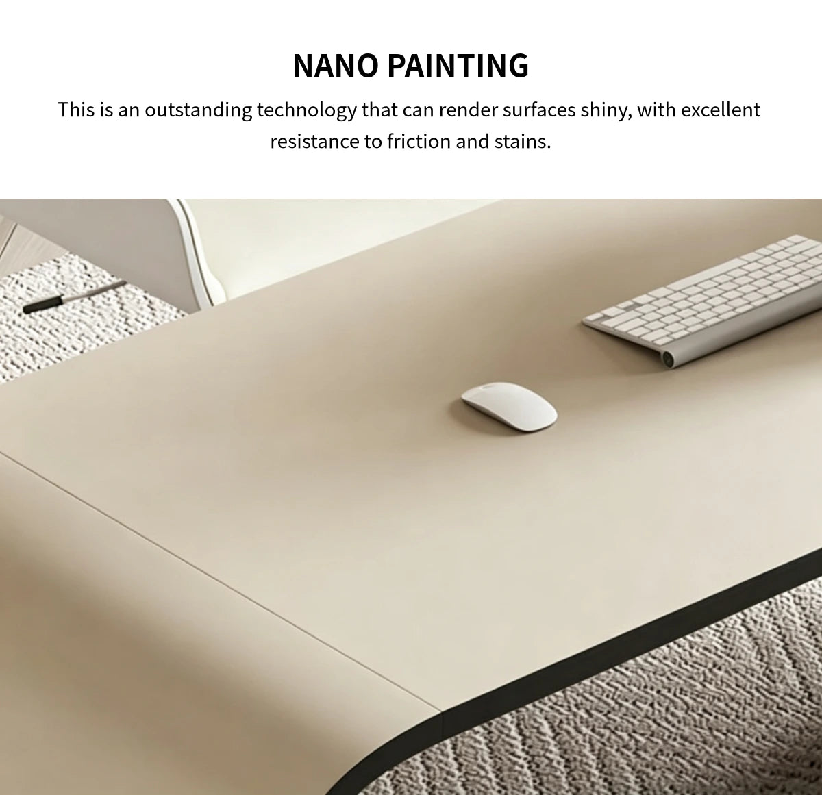 Modern Conference Table 59-91 in Wide (4.9-7.6 ft) with Built-In Outlets & Lumbar Support — Detail image 3