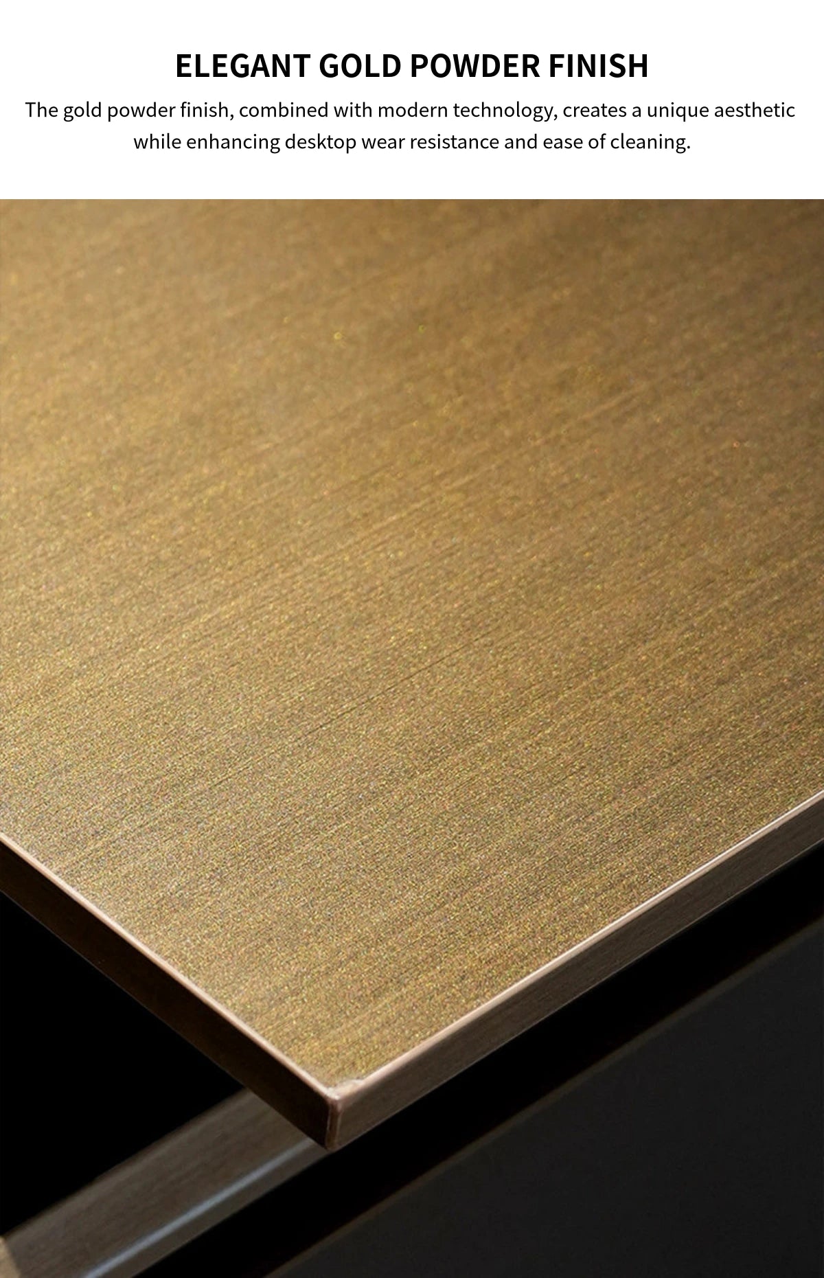 L-Shaped Executive Desk 79-150 in Wide with Lockable for Home Office — Detail image 3