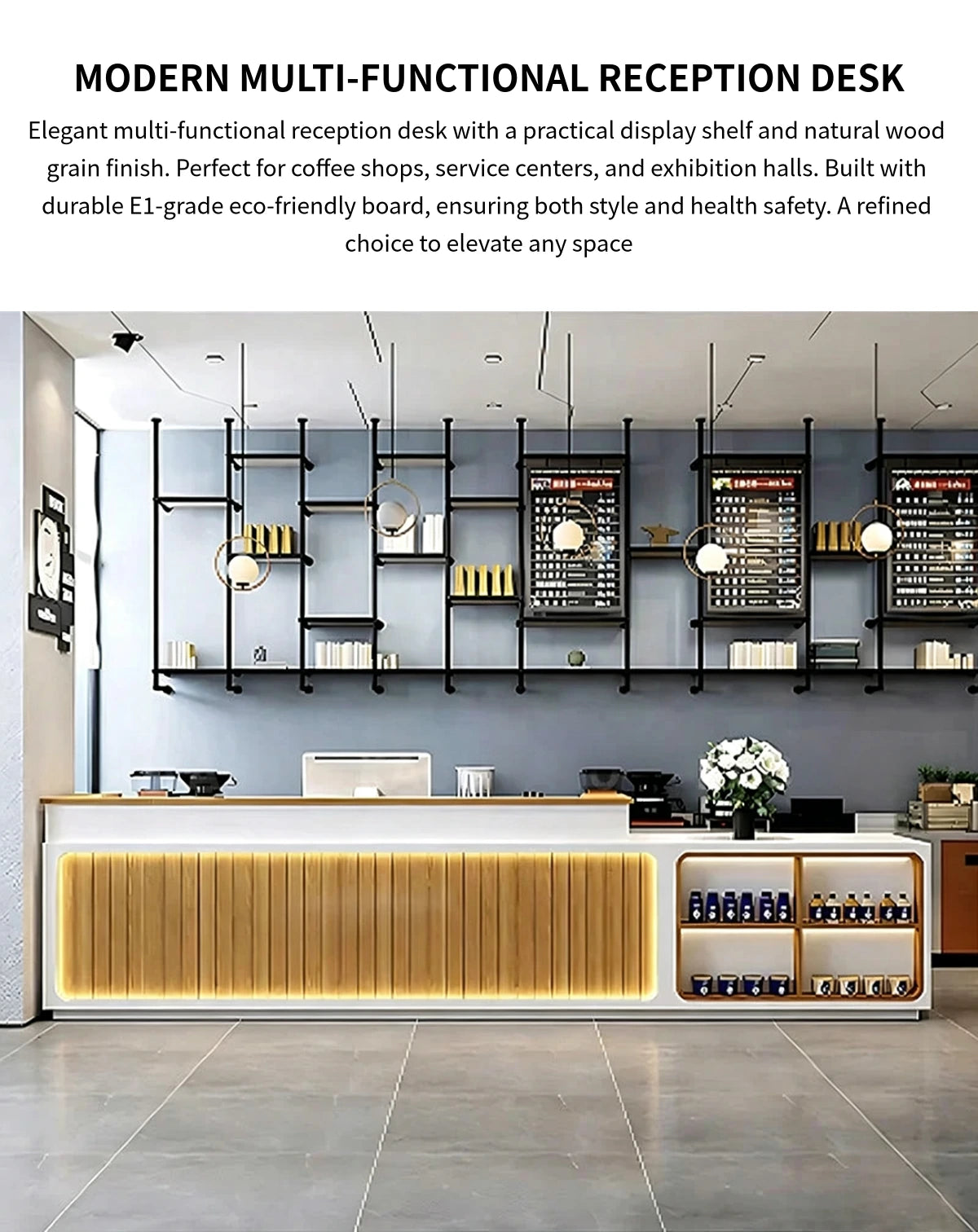 Retail Reception Desk 47-157 in Wide for Retail — Detail image 1