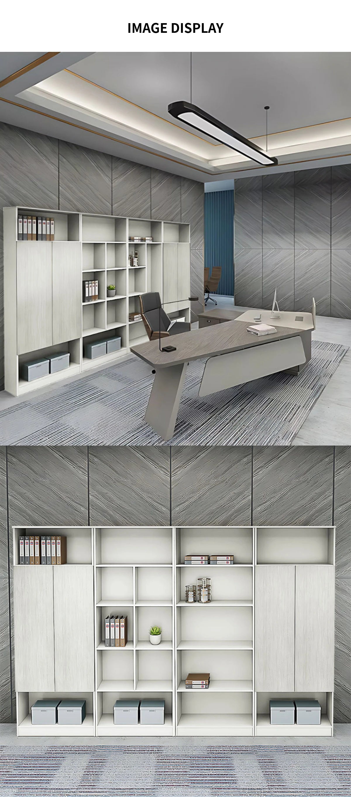 Modern Executive Desk 31-126 in Wide for Home Office — Detail image 7