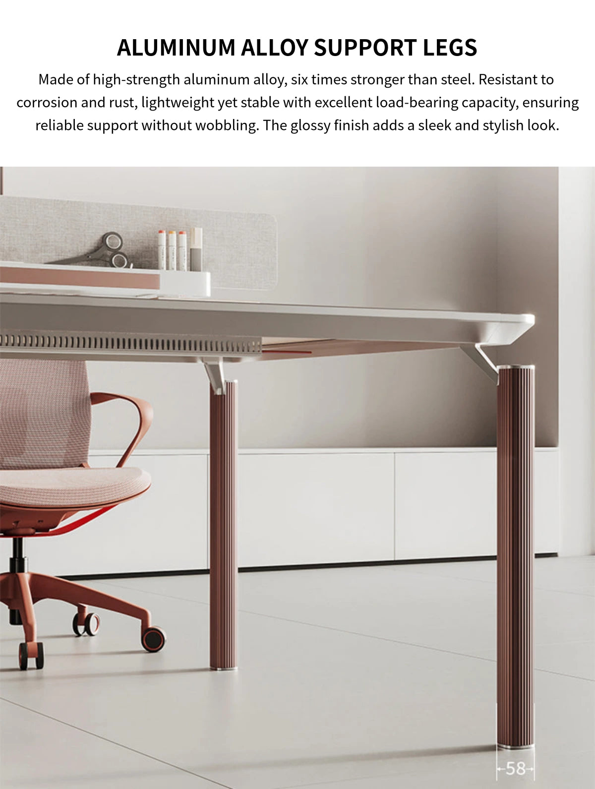 Display Storage Cabinet 30 in Tall with Lockable, Lumbar Support & Modular for Home Office — Detail image 4