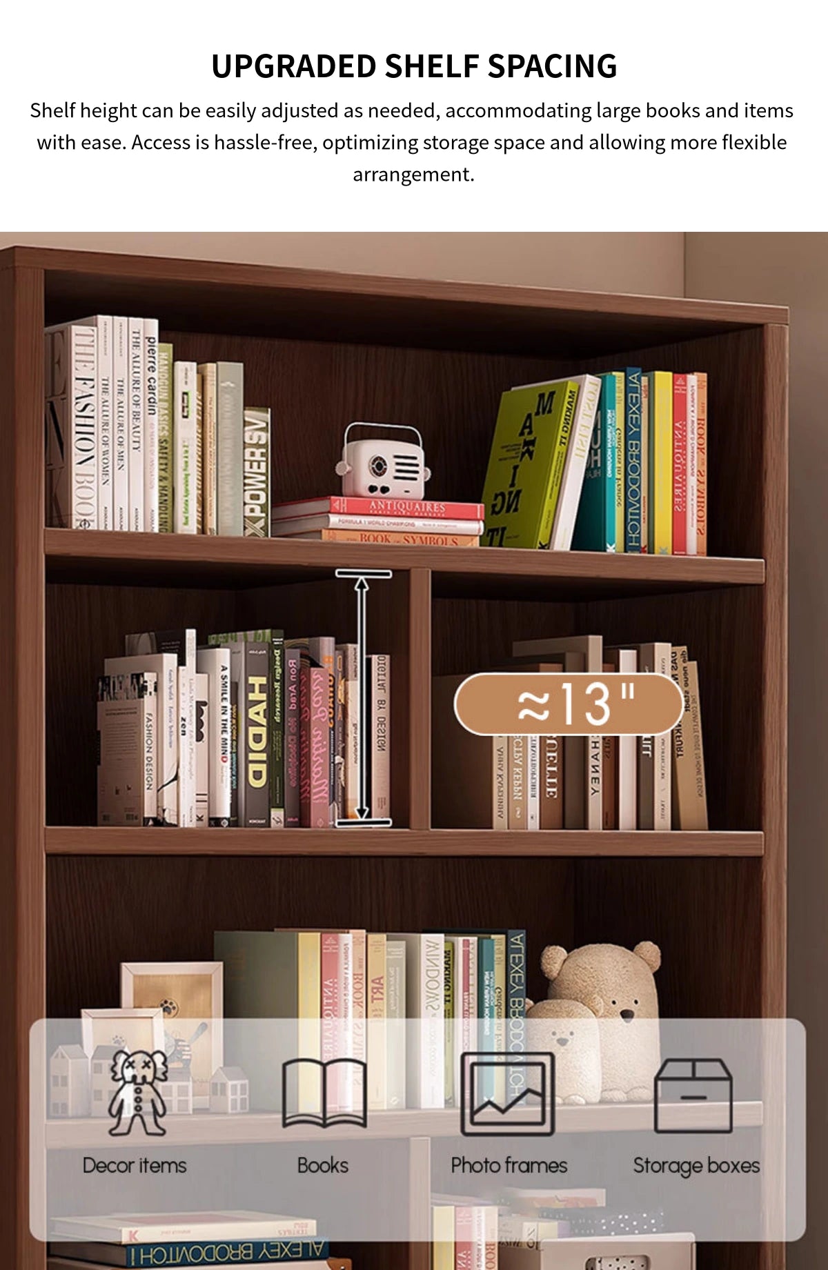 File Cabinet 71-79 in Tall with Solid Wood for Office — Detail image 8