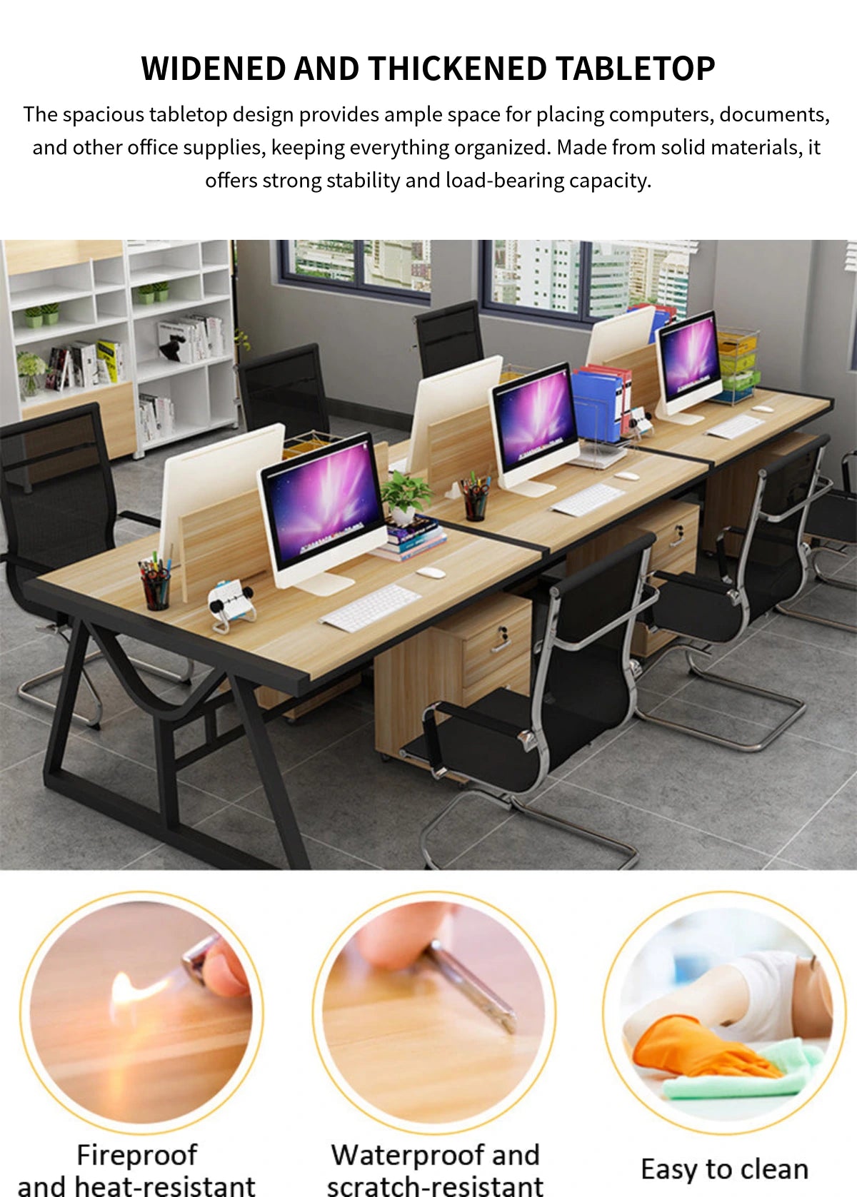 Display Storage Cabinet 30 in Tall with Lockable, Modular & Portable for Home Office — Detail image 5