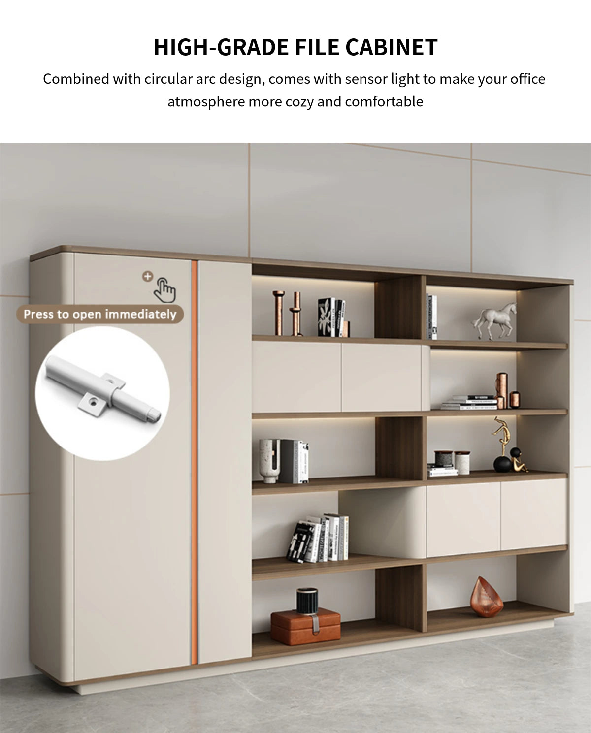 File Cabinet with Curved for Office — Detail image 7