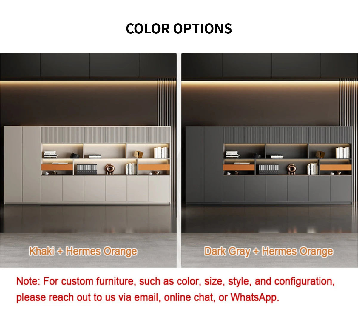 File Cabinet 79 in Tall with LED Lighting for Office — Detail image 12