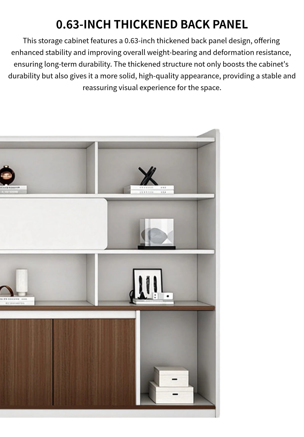 File Cabinet 79 in Tall with Soft-Close for Office — Detail image 3