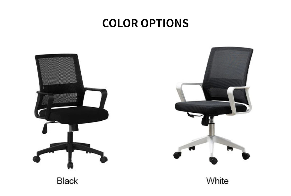Mesh Ergonomic Office Chair 19 in Wide with Breathable Mesh, Lumbar Support & Portable — Detail image 9