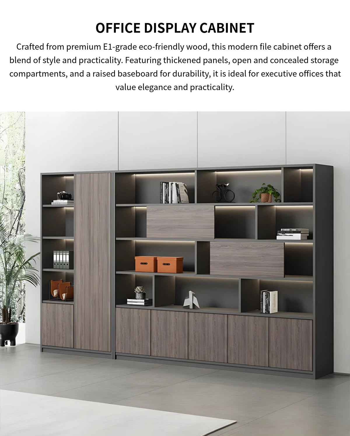 File Cabinet 79 in Tall with Modular for Office — Detail image 1