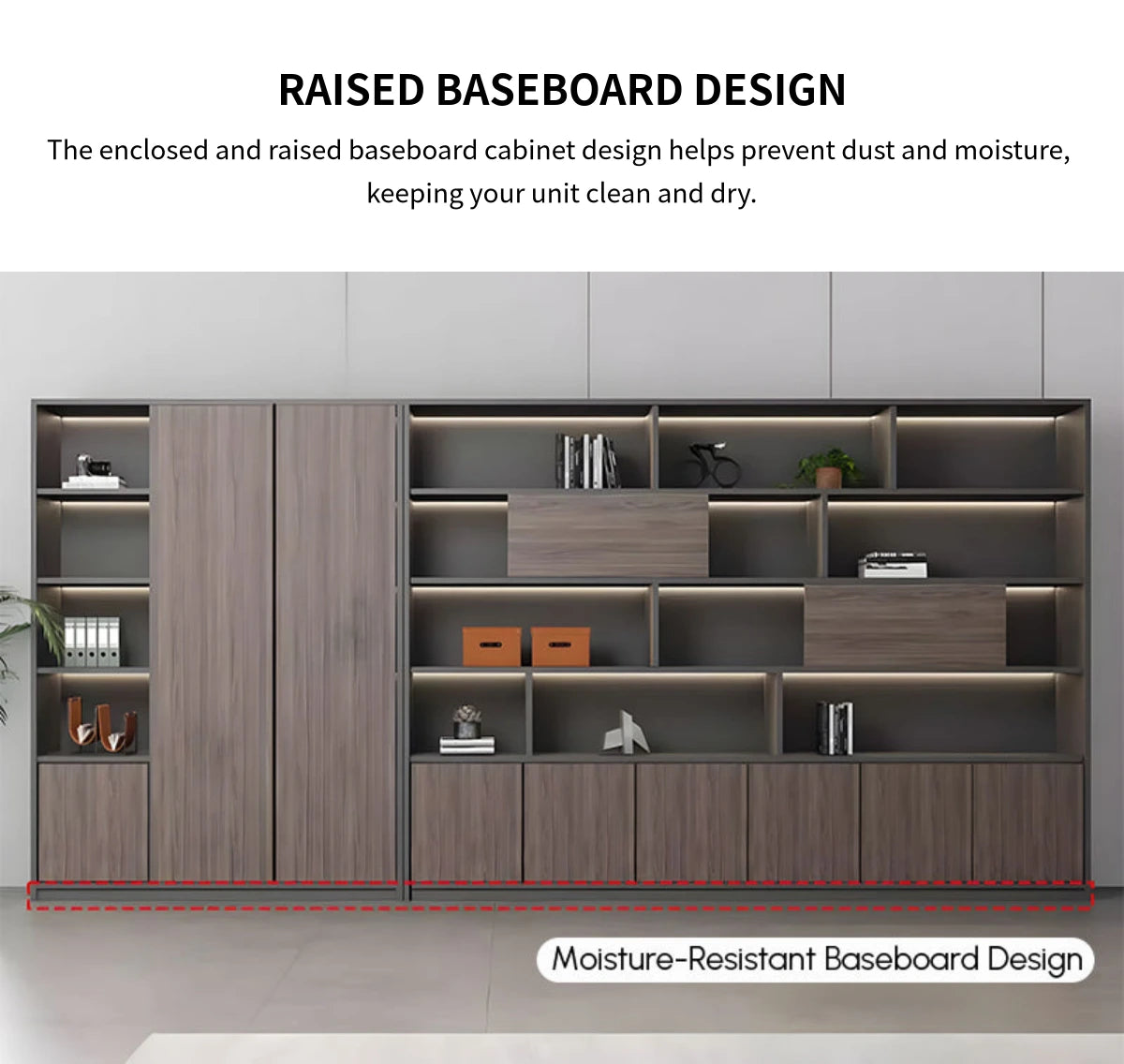 File Cabinet 79 in Tall with Modular for Office — Detail image 8