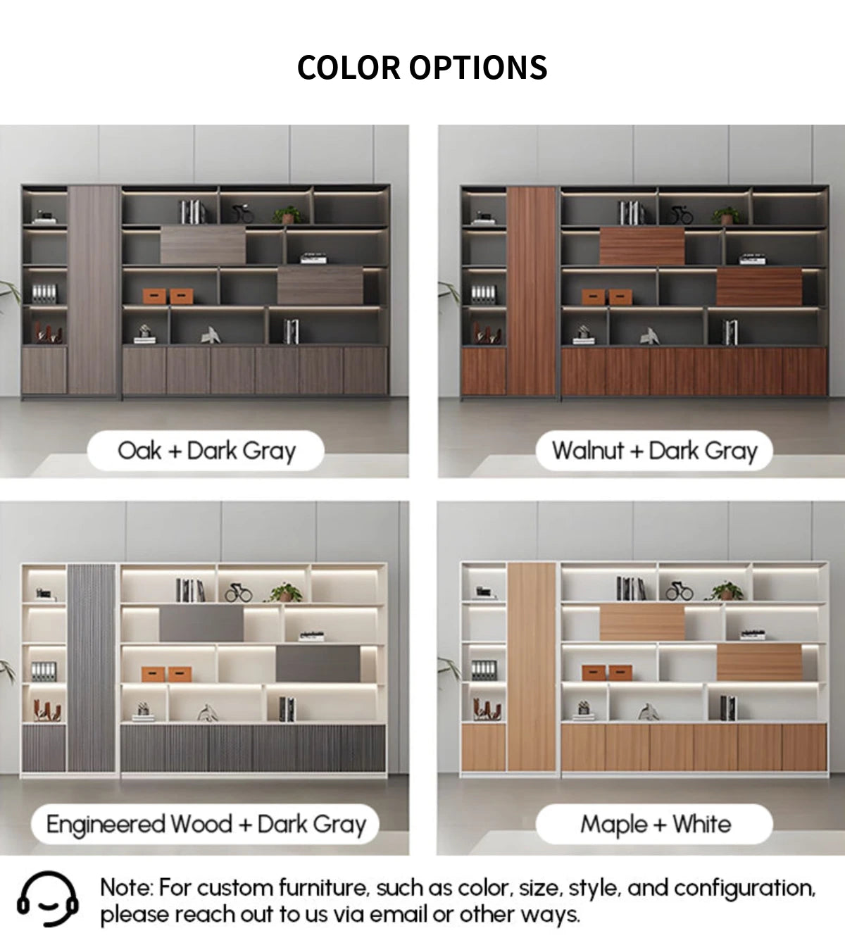 File Cabinet 79 in Tall with Modular for Office — Detail image 11