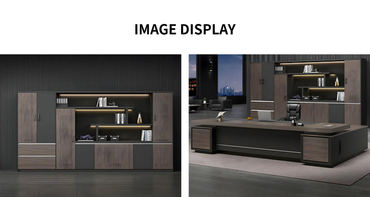 File Cabinet 79 in Tall with Lockable, Solid Wood & Soft-Close for Office — Detail image 9