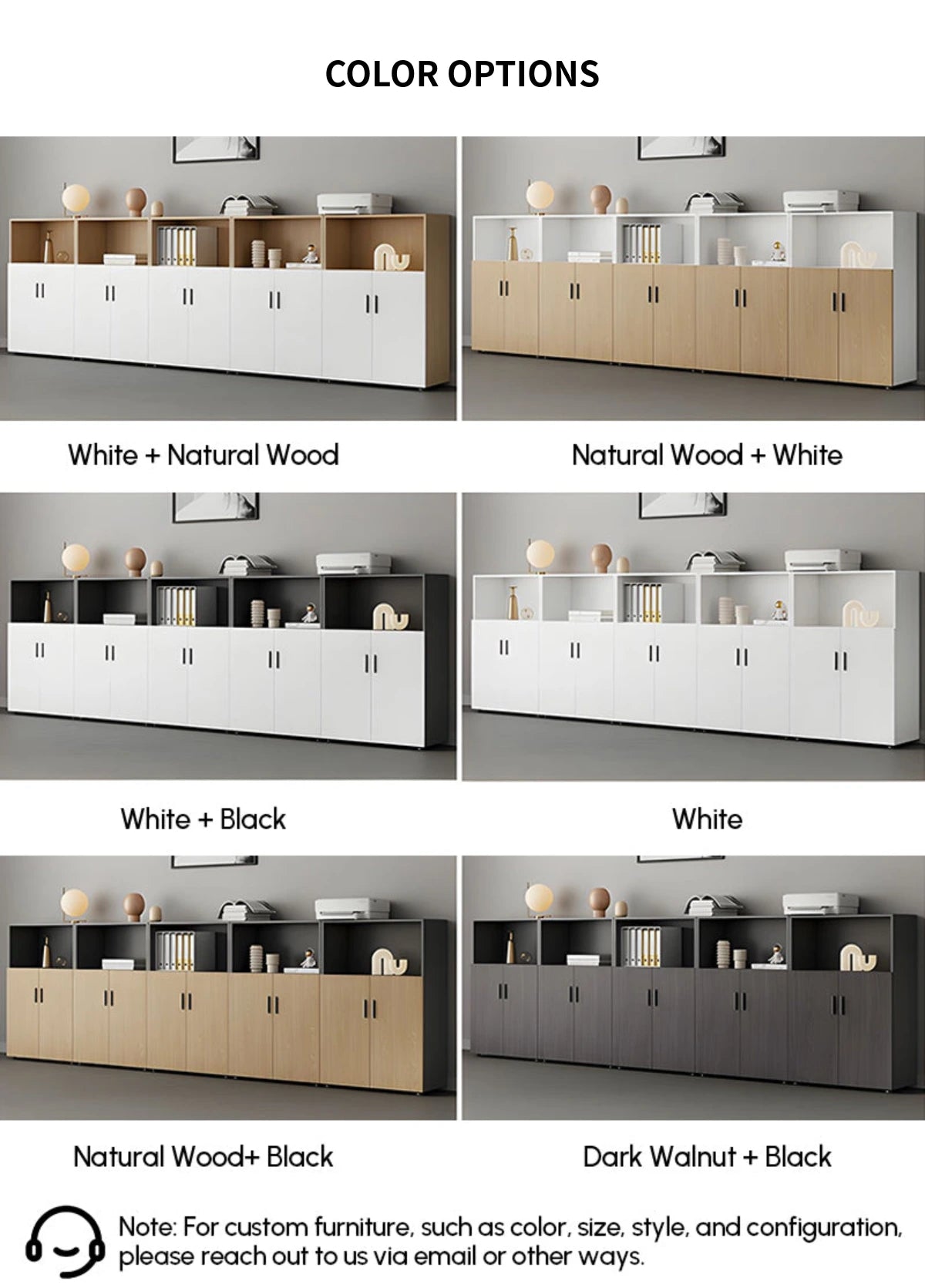 File Cabinet 47 in Tall with Soft-Close for Office — Detail image 9
