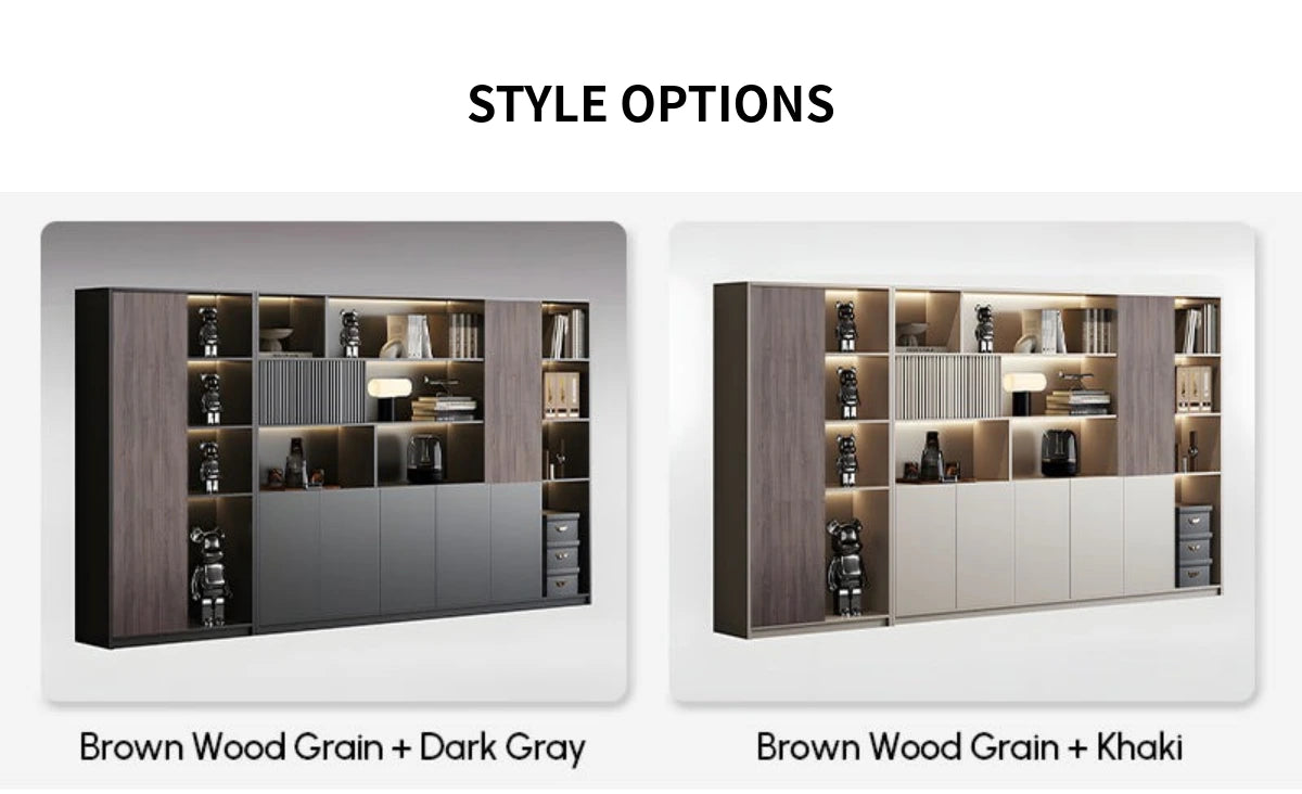 File Cabinet 79 in Tall with Lockable, Sliding Doors & Soft-Close for Office — Detail image 8