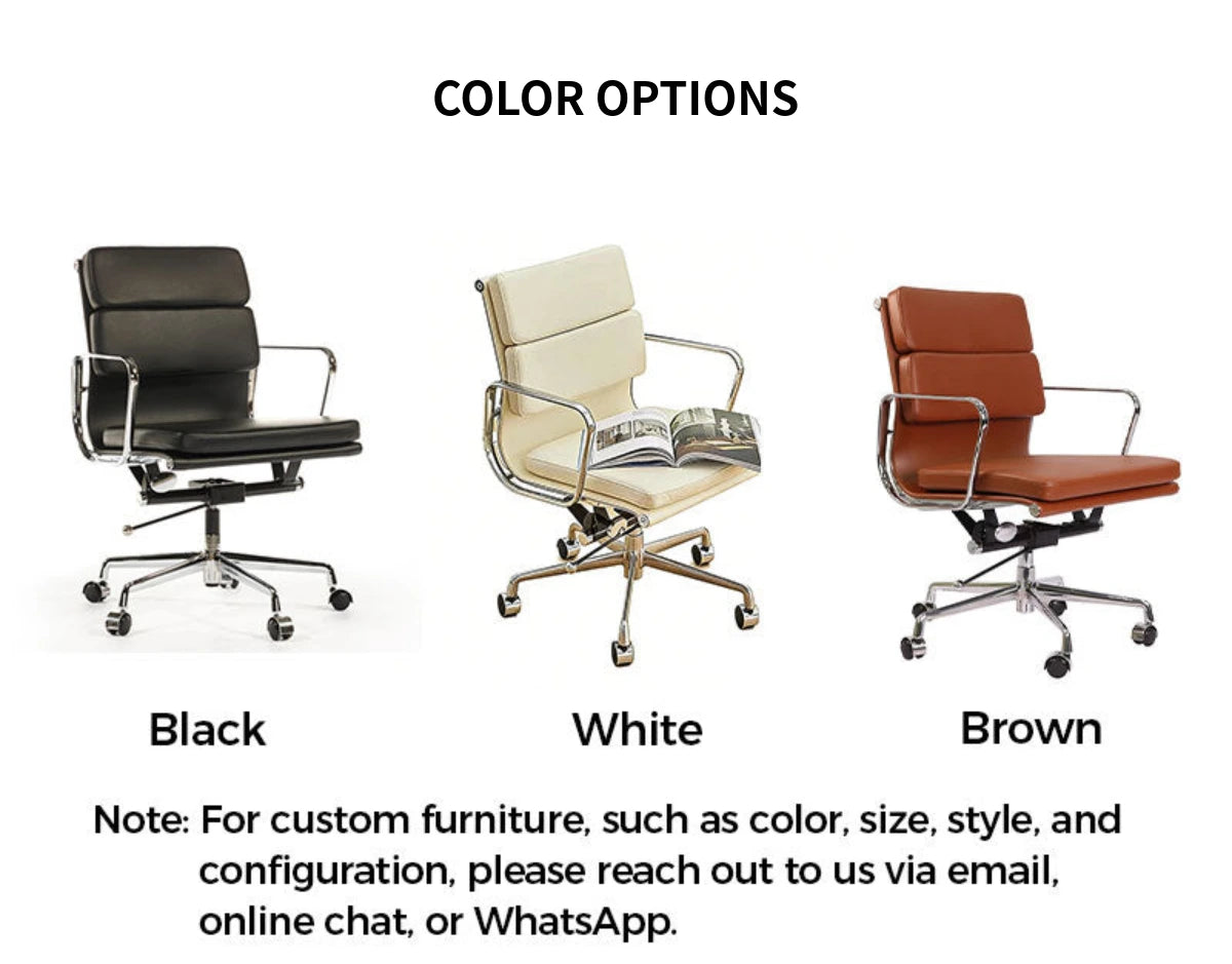 Ergonomic Office Chair 19 in Wide with Lumbar Support for Executive Office — Detail image 7
