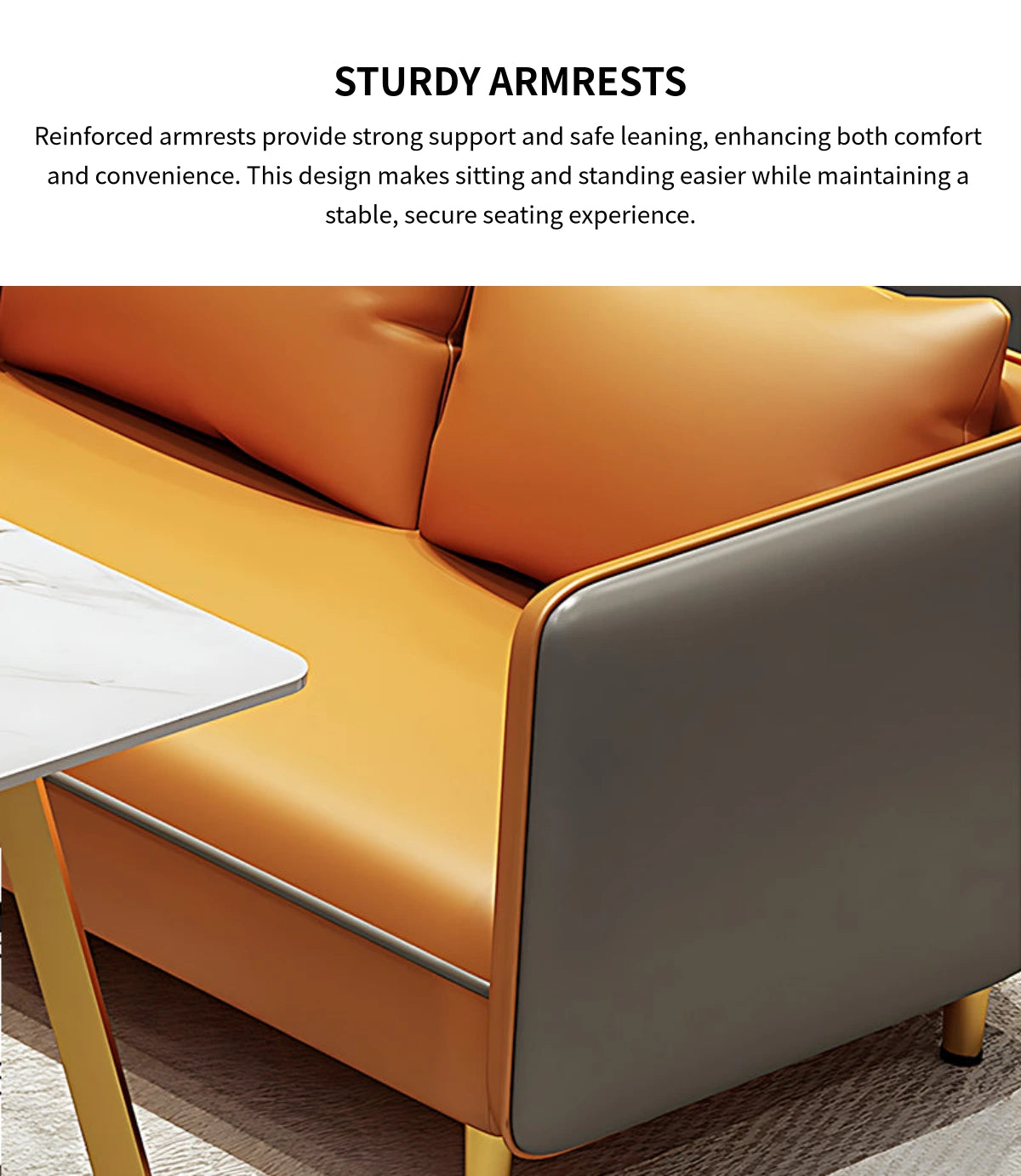 Modern Reception Desk with Modular for Office Lobby — Detail image 4