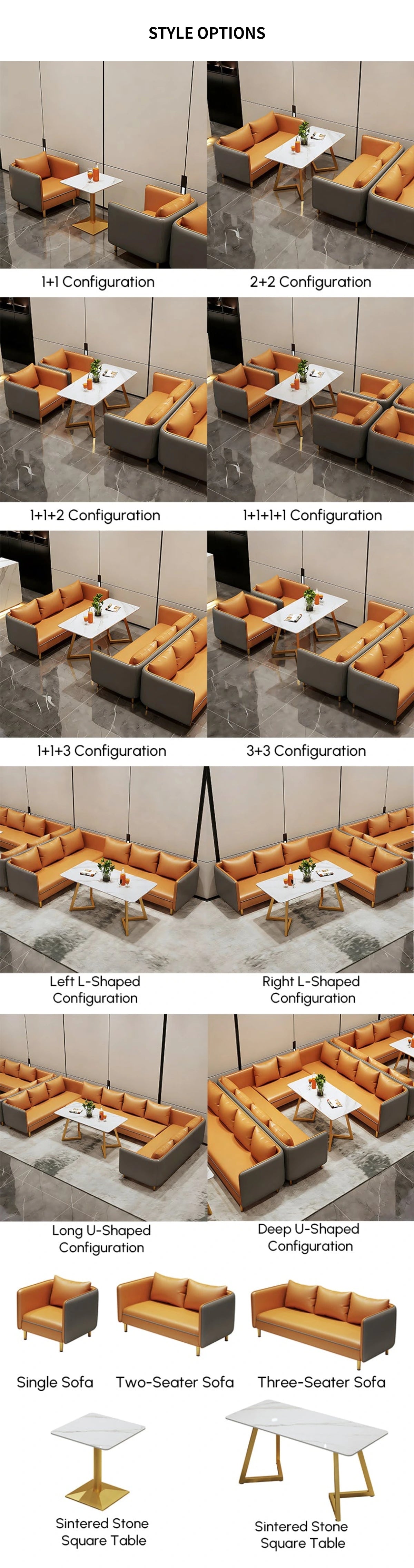Modern Reception Desk with Modular for Office Lobby — Detail image 9
