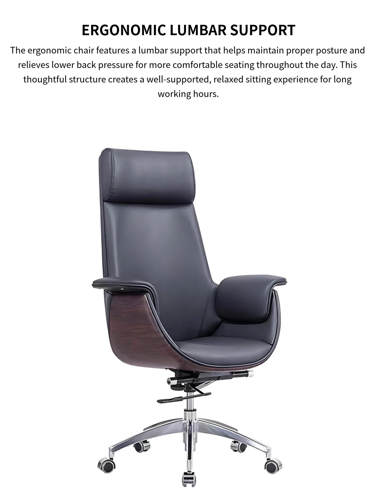 Executive Ergonomic Office Chair — Detail image 3