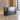 Salon Reception Desk 31-87 in Wide with Stainless Steel & Cable Management for Salon
