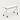 Modern Conference Table 47-71 in Wide (3.9-5.9 ft) with Portable for Meeting Room