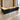 Salon Reception Desk 39-157 in Wide with LED Lighting, Fluted Front & Keyboard Tray