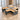 Modern Office Desk with Built-In Outlets, Cable Management & Glass Top for Home Office