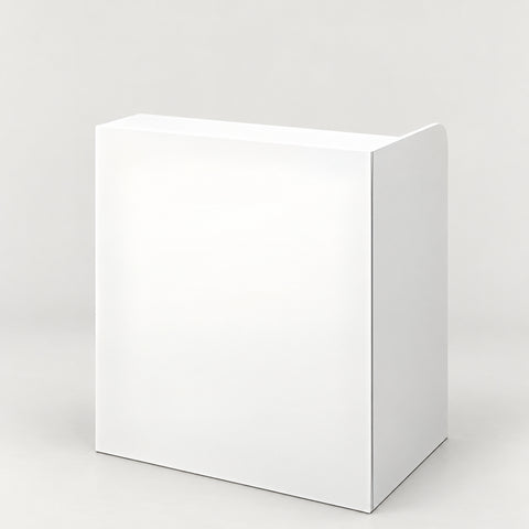 Round Reception Desk with Cable Management & Lockable for Office Lobby