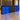L-Shaped Reception Desk with LED Lighting & Marble Top for Office Lobby
