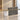 Modern Reception Desk 71-94 in Wide with LED Lighting, Lockable & Loft for Office Lobby