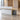 Modern Reception Desk 71-94 in Wide with LED Lighting, Lockable & Loft for Office Lobby