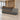 Modern Reception Desk 71-94 in Wide with LED Lighting, Lockable & Loft for Office Lobby