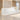 Curved Reception Desk 55-134 in Wide with File Drawers, Fluted Front & LED Lighting