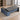 L-Shaped Executive Desk with Side Storage & Privacy Pa