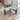 Office Workstation Desk with Privacy Panel, Cable Management & Glass Top for Home Office