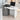 Oval Reception Desk 39-55 in Wide with Lockable & File Drawers for Salon