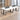 Curved Office Desk 47-200 in Wide with Privacy Panel & Transaction Counter for Home Office