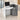 Oval Reception Desk 39-55 in Wide with Lockable & File Drawers for Salon