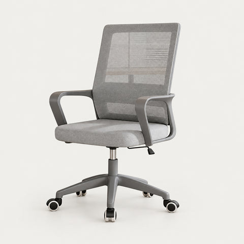 Gaming Office Chair with Portable, Breathable Mesh & Lumbar Support for Gaming Setup
