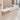 Modern Reception Desk with Keyboard Tray, Lockable & File Drawers for Office Lobby