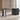 Modern Office Desk with File Drawers, Lockable & Stainless Steel for Home Office
