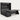 L-Shaped Executive Desk 71-126 in Wide with Side Storage for Home Offi