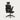 Black Frame Black - Rolling Round Casters (With 3D Headrest)