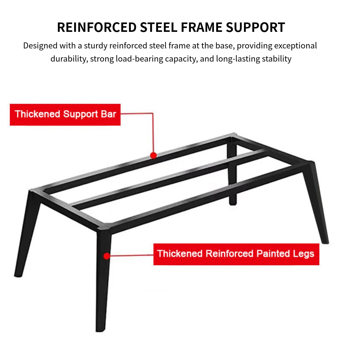Oval Conference Table with Cable Management, Solid Wood & Lumbar Support for Meeting Room — Detail image 7