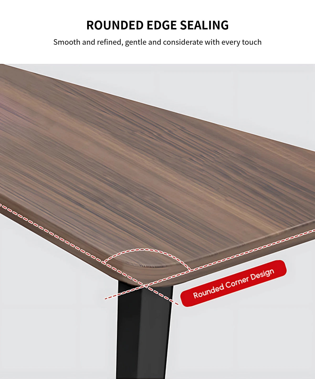 Curved Conference Table 63-189 in Wide (5.2-15.8 ft) for Meeting Room — Detail image 4