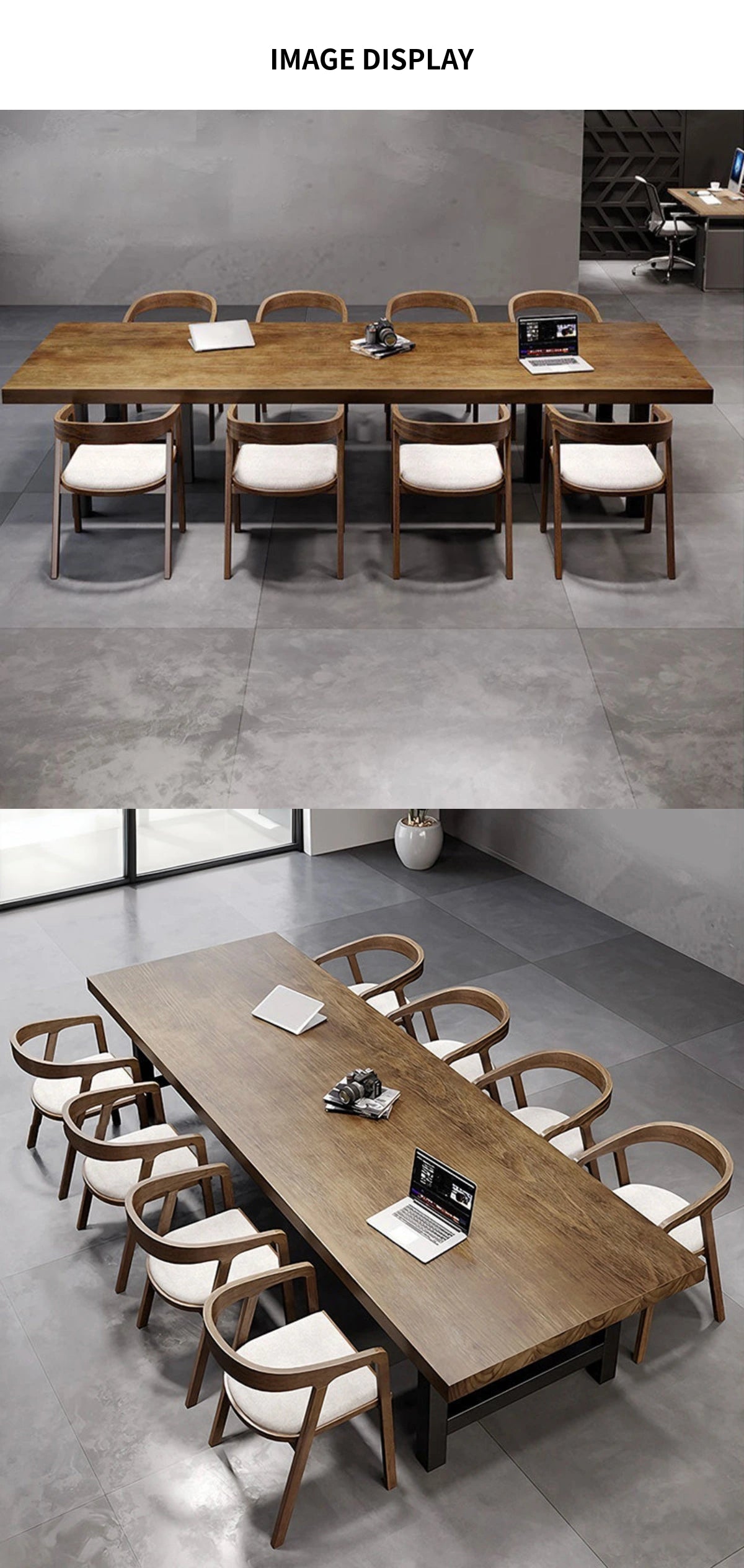 Modern Conference Table 47-118 in Wide (3.9-9.8 ft) with Lumbar Support for Boardroom — Detail image 6