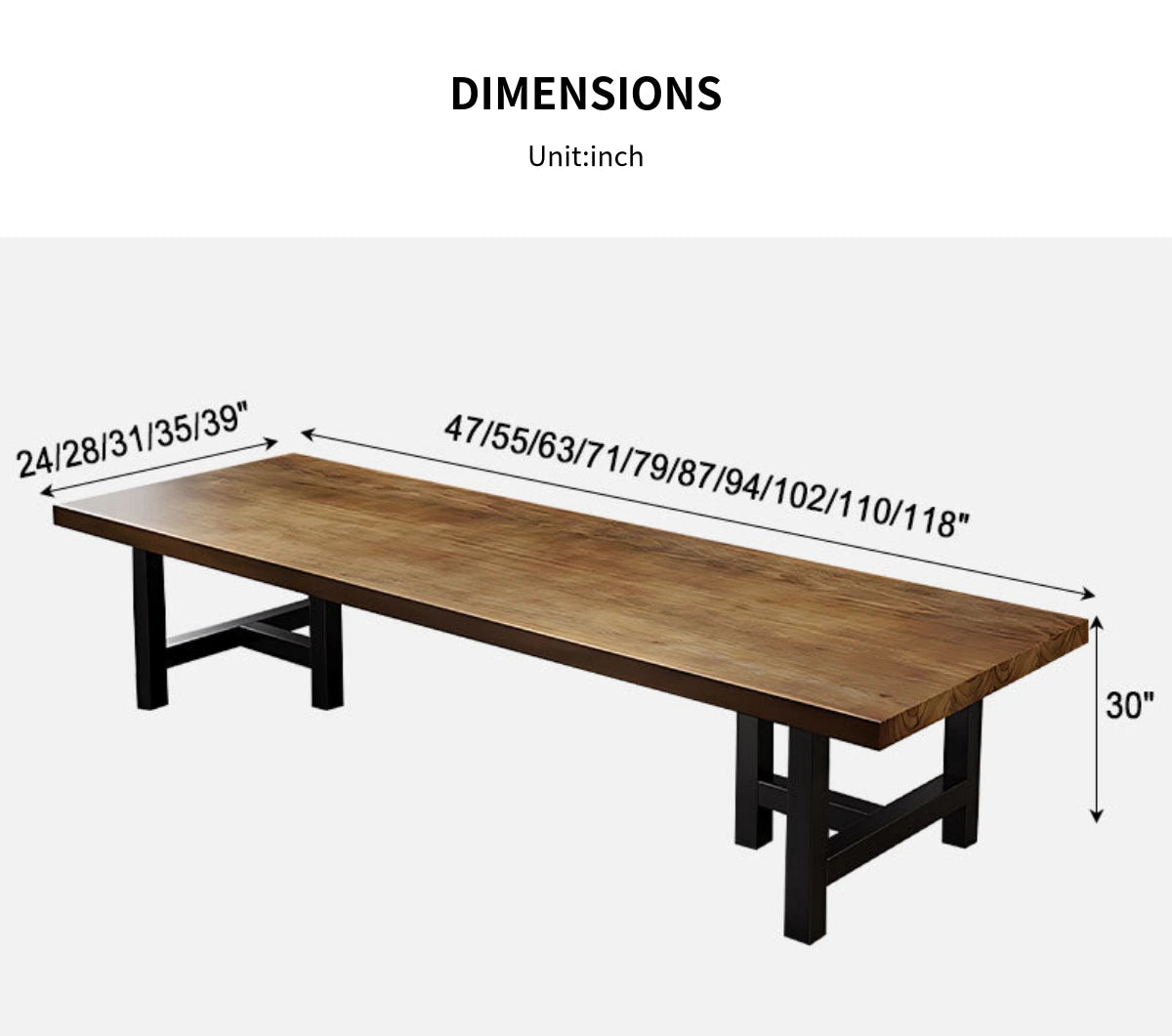 Modern Conference Table 47-118 in Wide (3.9-9.8 ft) with Lumbar Support for Boardroom — Detail image 9