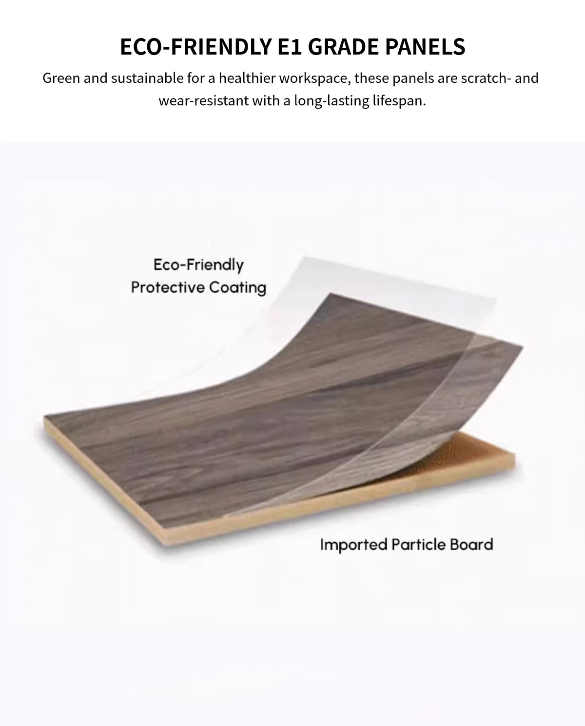 L-Shaped Executive Desk with Cable Management, Side Storage & Lumbar Support — Detail image 2